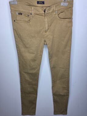 Polo Ralph Lauren Size 28 The Tompkins Skinny Tan Pants